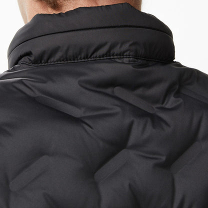 Lacoste Erkek Regular Fit Dik Yaka Kapitone Siyah Mont