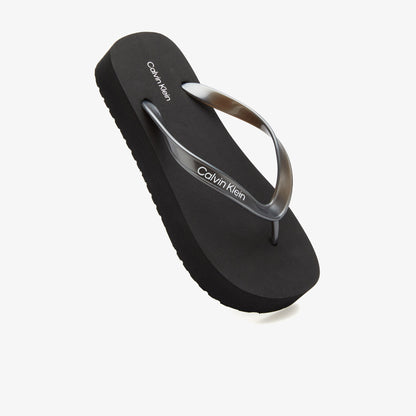 Calvin Klein Flatform Flip Flop Kadın Siyah Terlik
