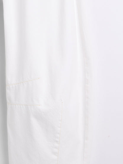 Beyaz High Rise Ultrasoft Horseshoe Jean Pantolon