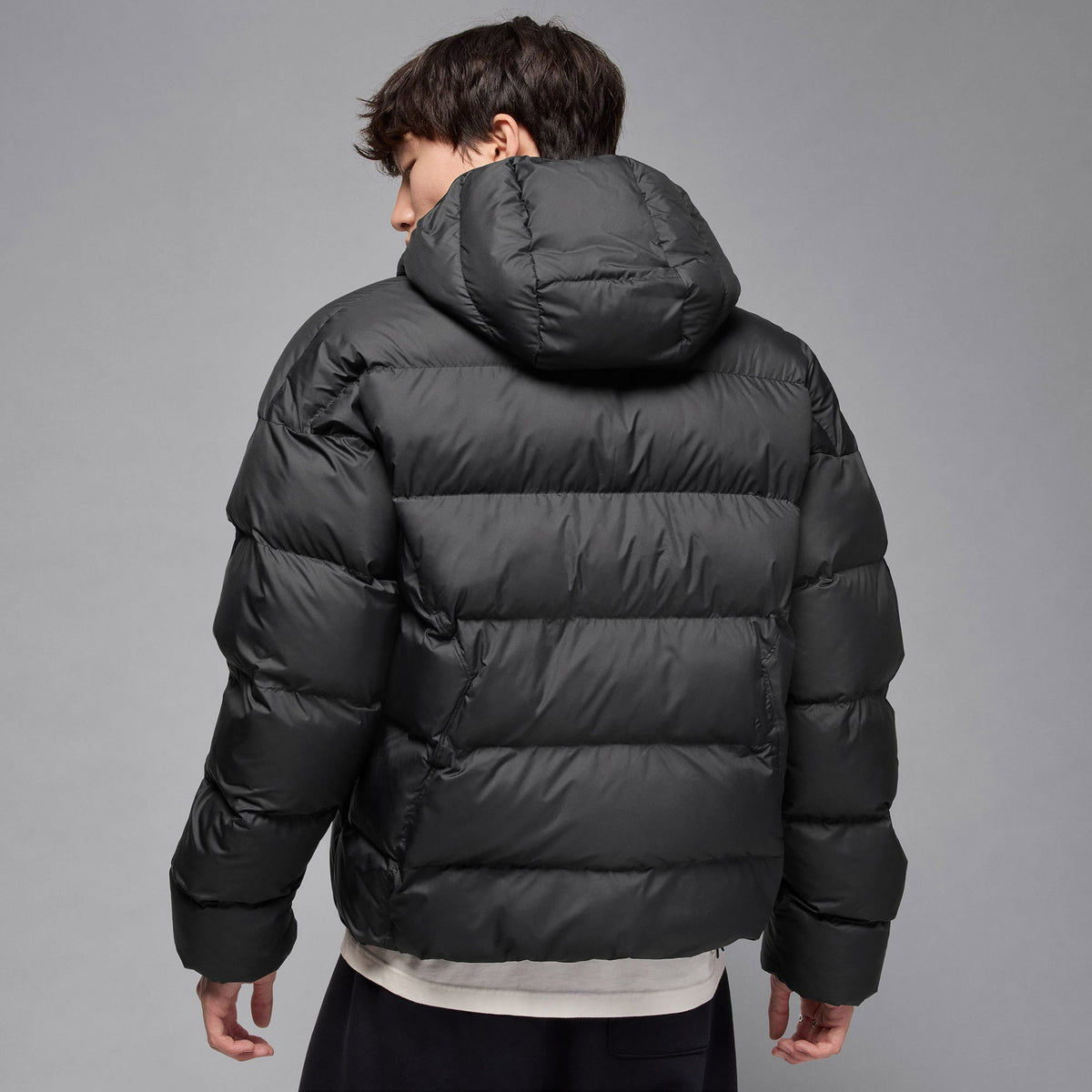 Jordan Brooklyn Puffer Erkek Siyah Mont