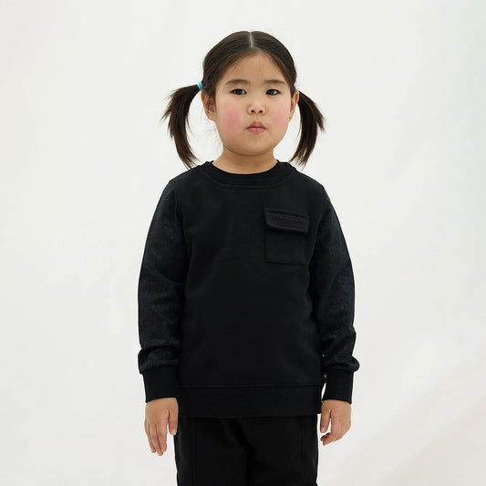 Les Benjamins 401 Çocuk Siyah Sweatshirt