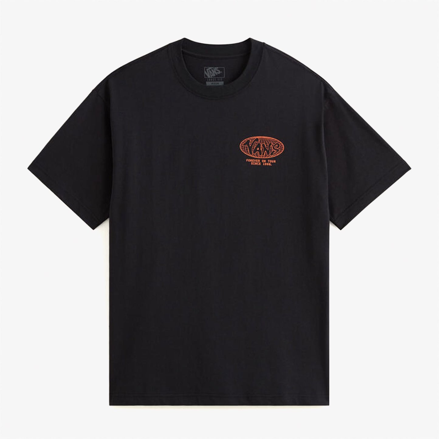 Vans World Tour Loose Erkek Siyah T-shirt