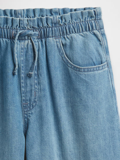 Mavi Mid Rise Superlight Pull-on Baggy Jean Pantolon
