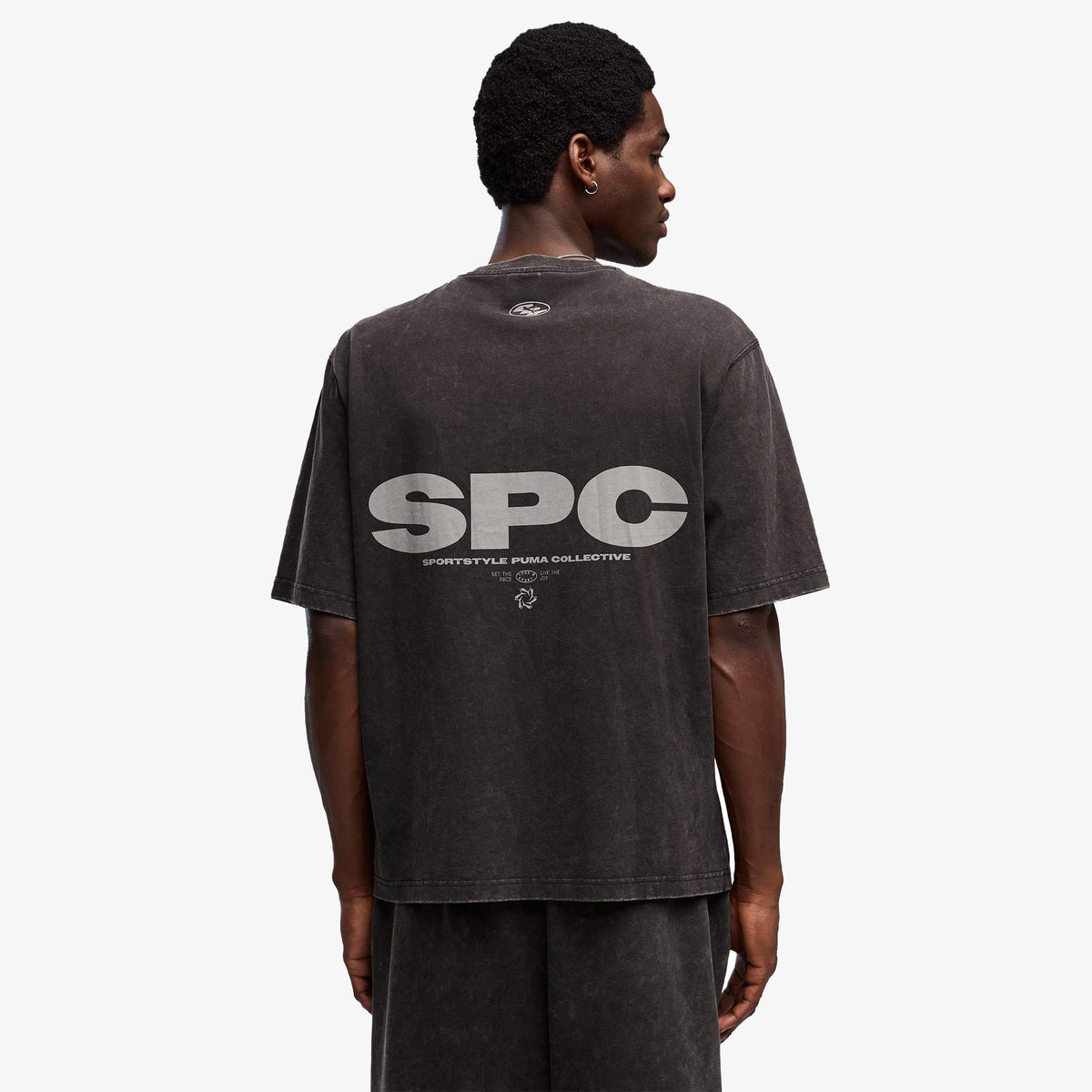 Puma Spc Boxy Washed Unisex Siyah T-shirt