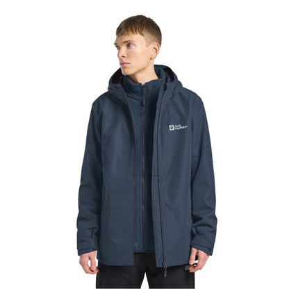 Jack Wolfskin Taubenberg 3in1 Lacivert Erkek Ceket