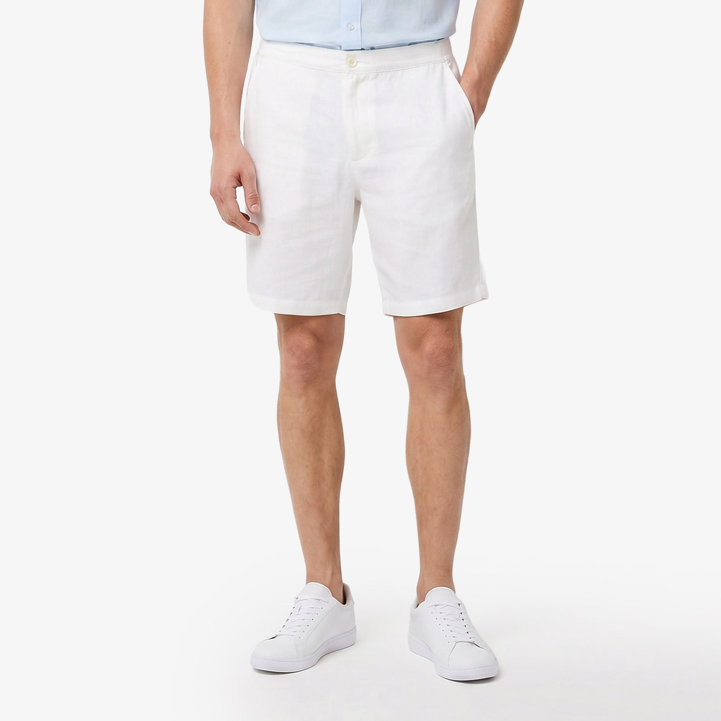 Lacoste Tapered Fit Erkek Beyaz Şort
