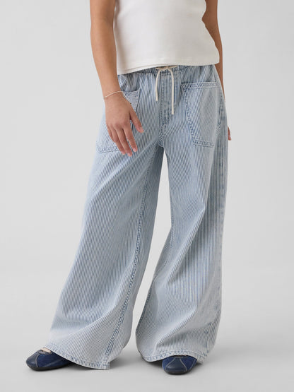 Mavi Kids Düşük Bel Baggy Jean Pantolon