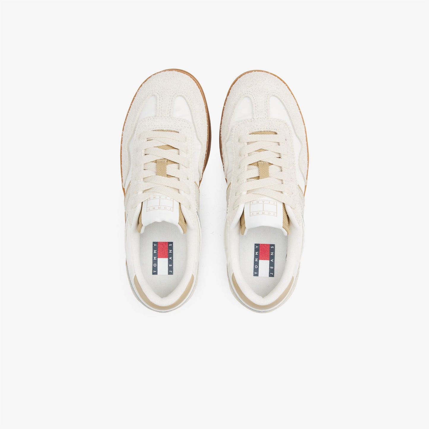 Tommy Hilfiger Greenwich Mix Media Kadın Bej Spor Ayakkabı