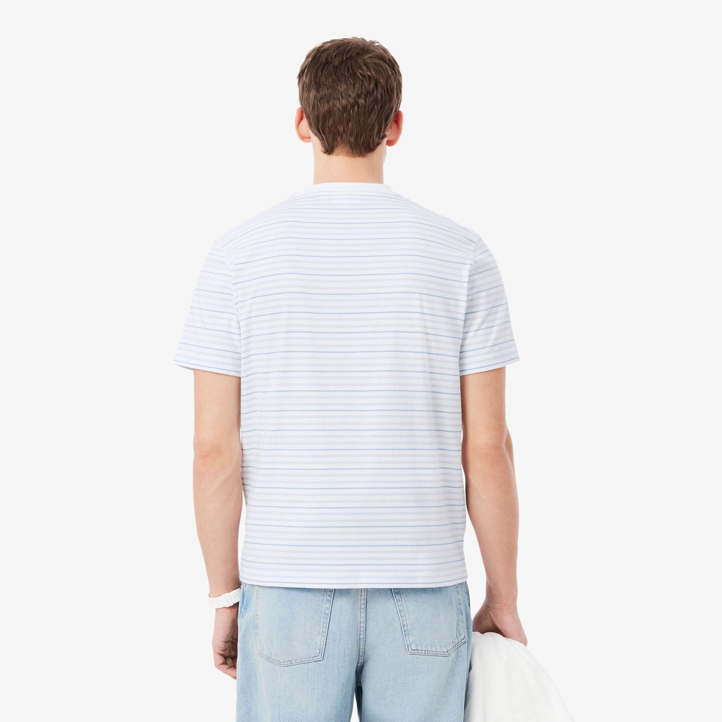 Lacoste Classic Fit Erkek Beyaz T-shirt
