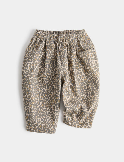 Leopar Desenli Jean Pantolon