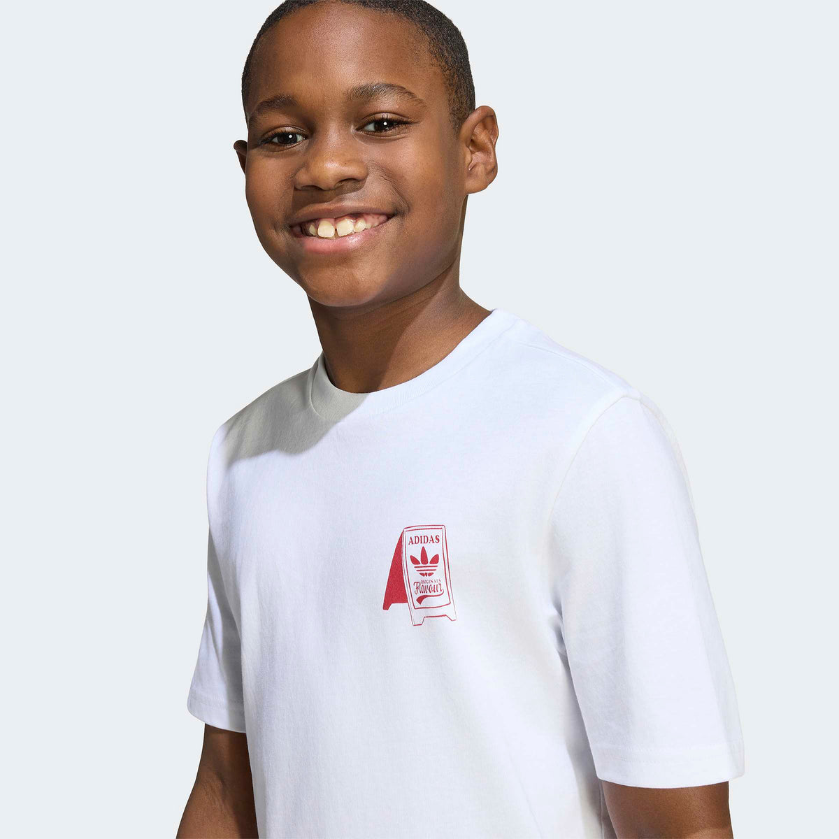 Adidas Loose Çocuk Beyaz T-shirt
