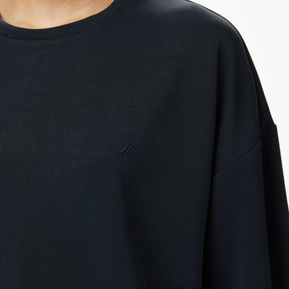 Nautica Kadın Siyah Regular Fit T-shirt