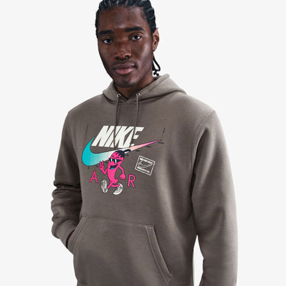 Nike Sportswear Club Gfx Erkek Kahverengi Sweatshirt