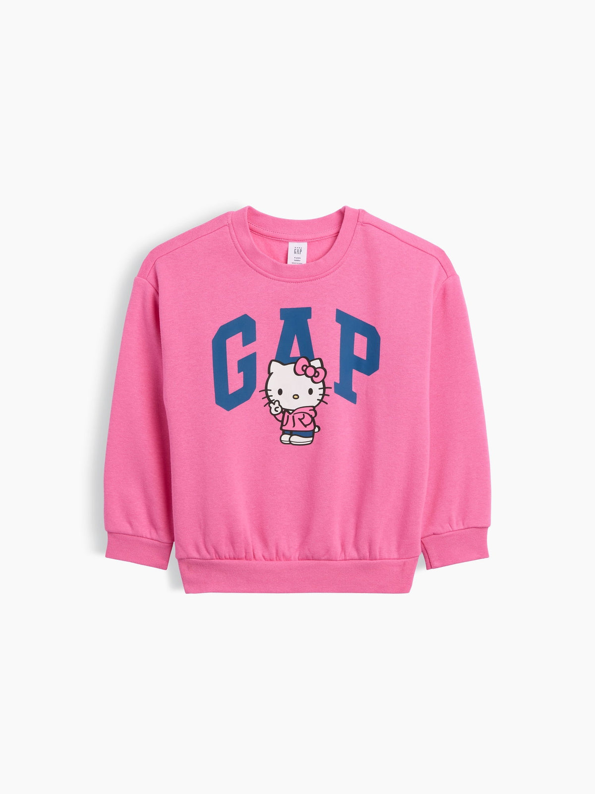 Pembe Hello Kitty Logo Sweatshirt