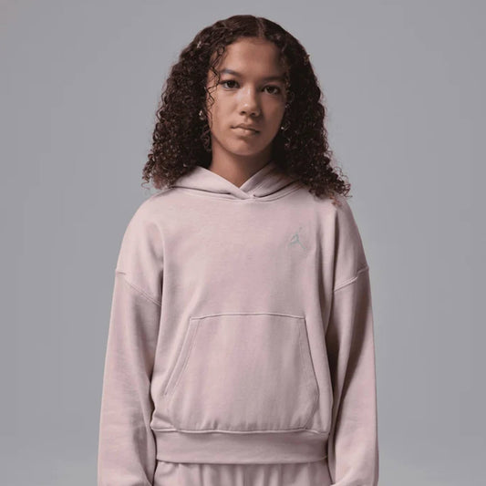 Jordan Brooklyn French Terry Çocuk Pembe Sweatshirt