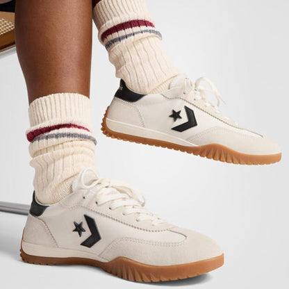 Converse X Evil Eye Run Star Trainer Unisex Bej Süet Sneaker