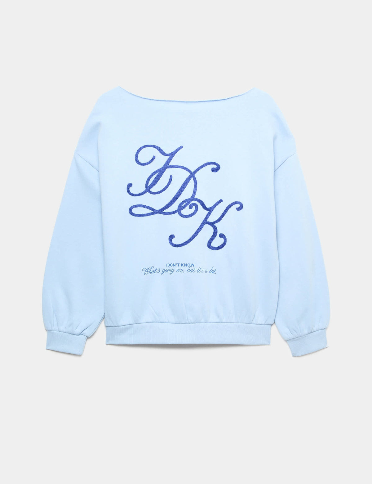Bol Kesim Baskılı Sweatshirt