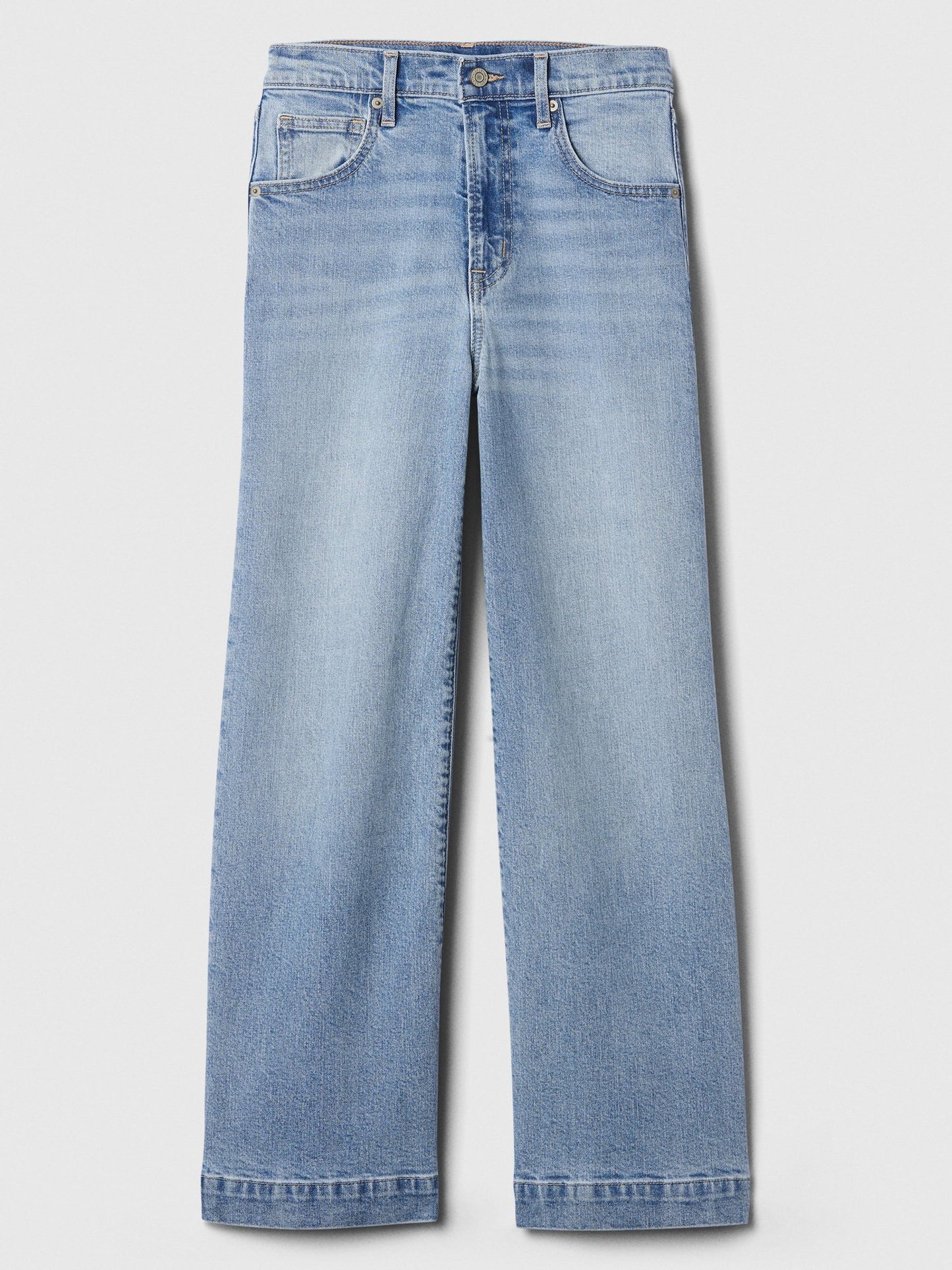 Mavi High Rise Wide-leg Crop Jean Pantolon