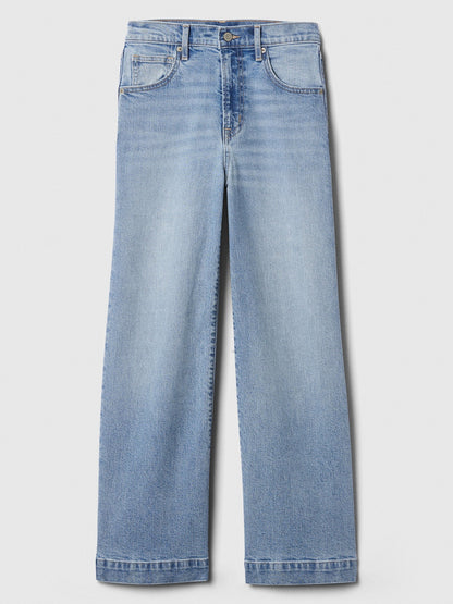 Mavi High Rise Wide-leg Crop Jean Pantolon