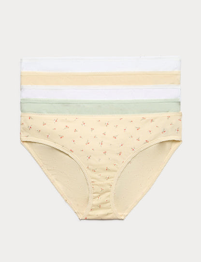 5'li Saf Pamuklu Bikini Külot Seti
