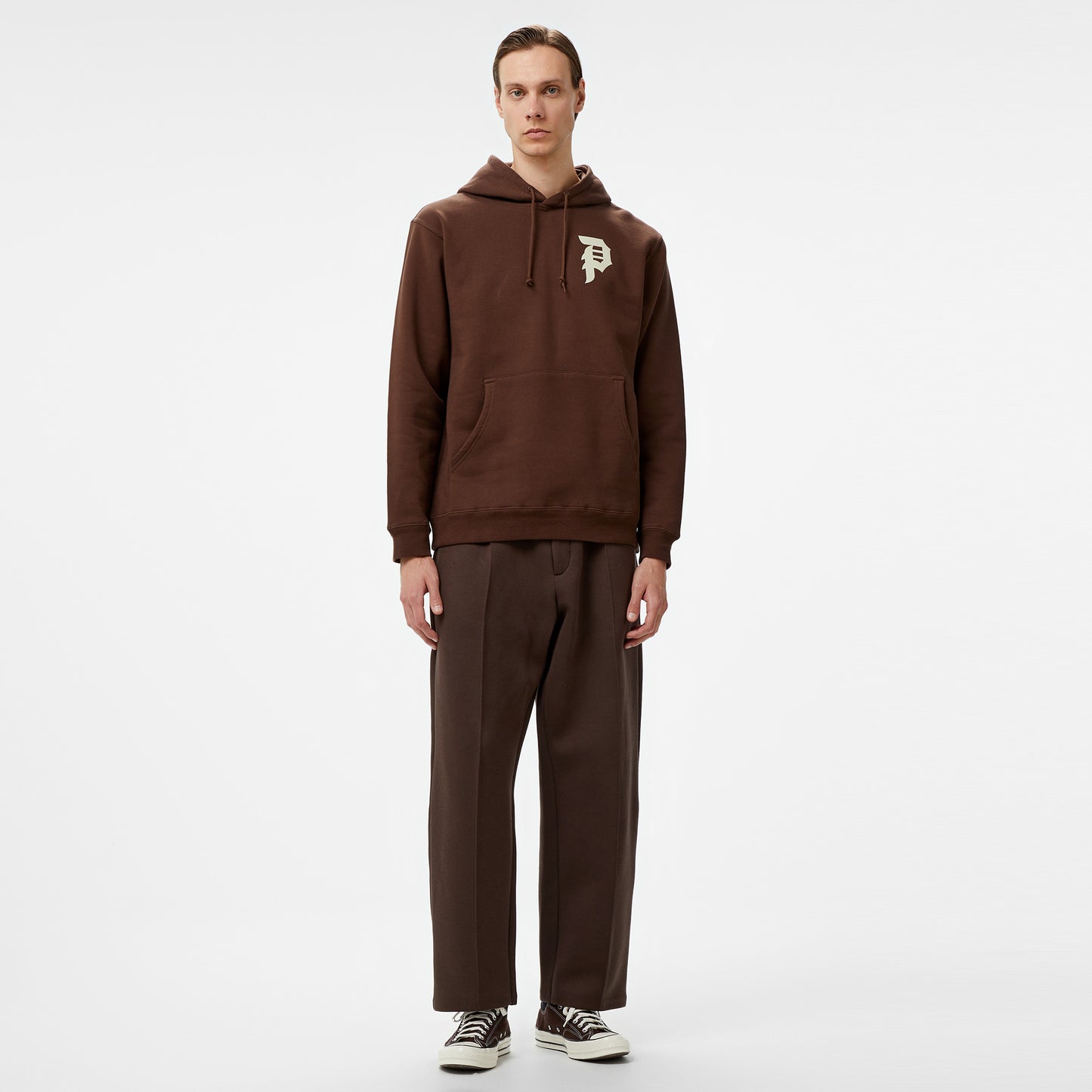 Primitive Courage Hood Erkek Kahverengi Hoodie