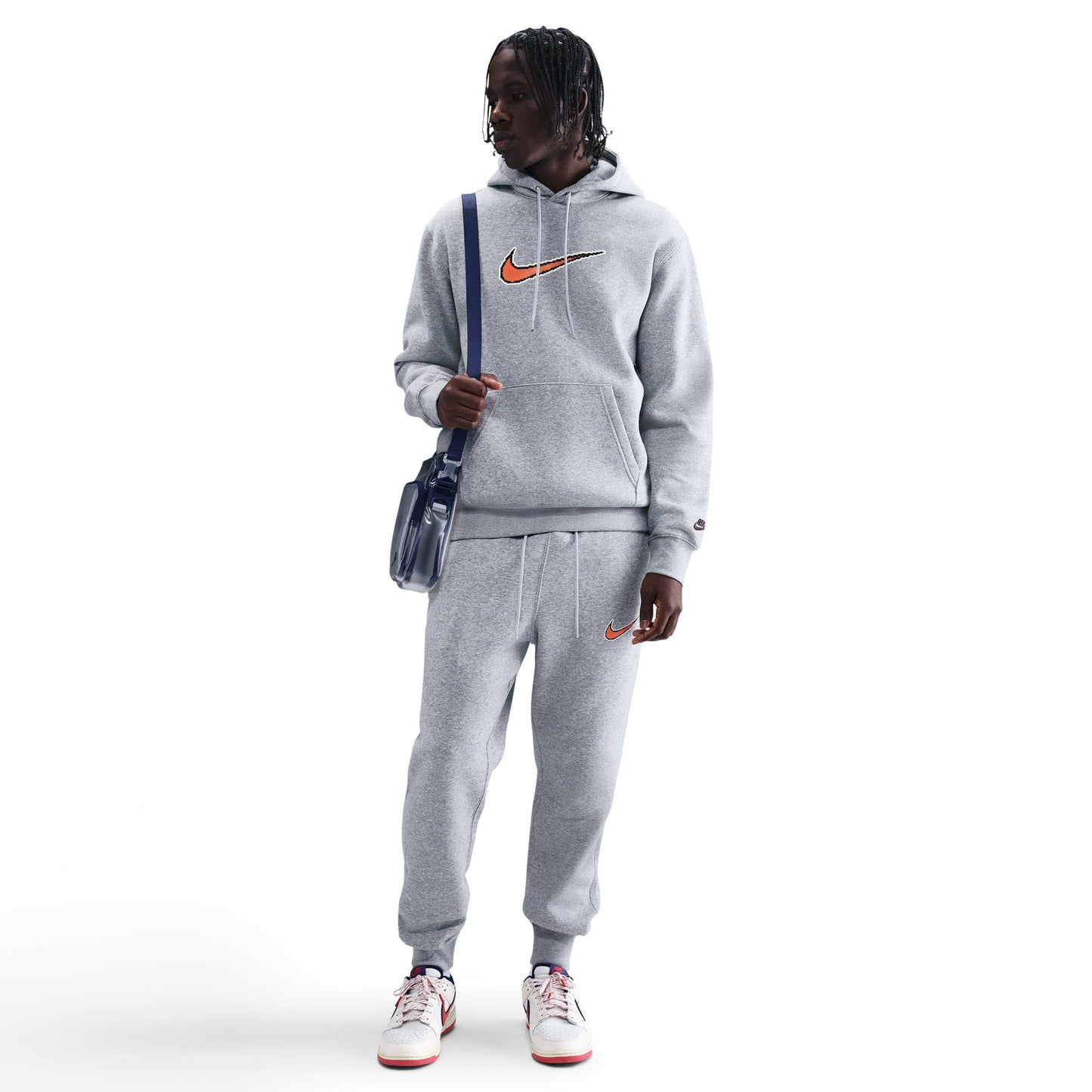 Nike Club Erkek Gri Sweatshirt