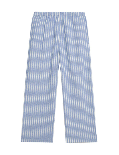 Keten Karışımlı Geniş Paça Pantolon (6–16 Yaş)