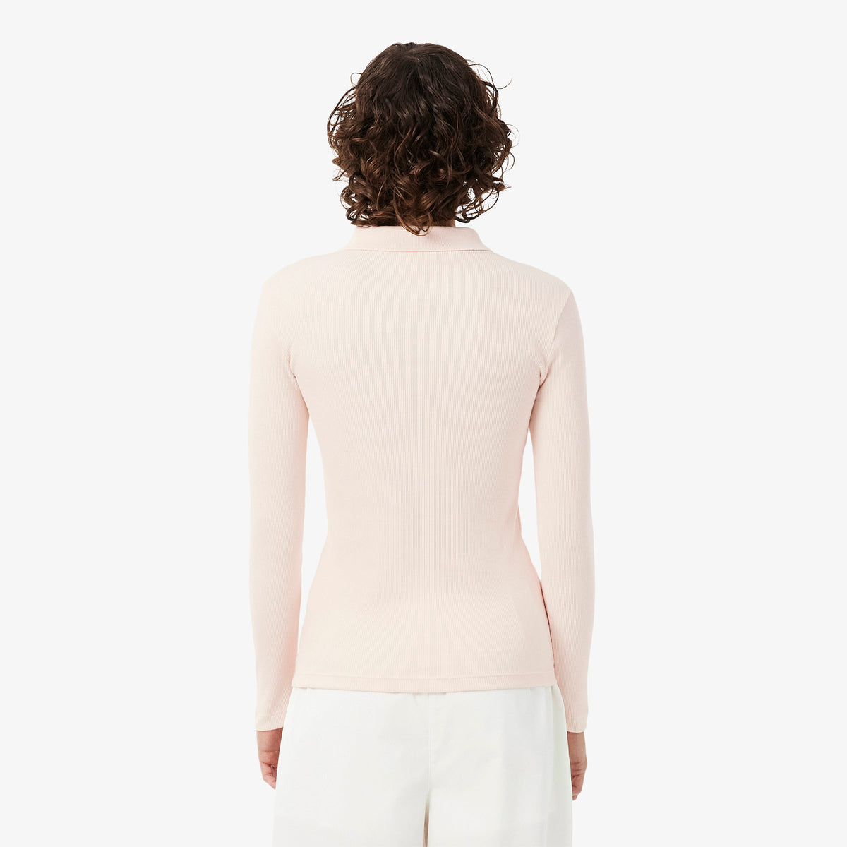 Lacoste L.12.d Slim Fit Kadın Pembe Polo