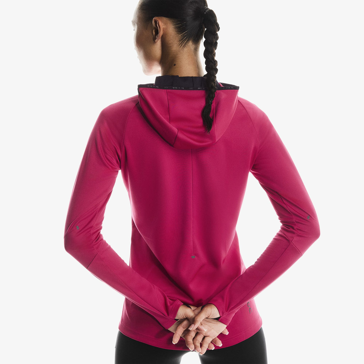 On Climate Zip Kadın Pembe Koşu Sweatshirt