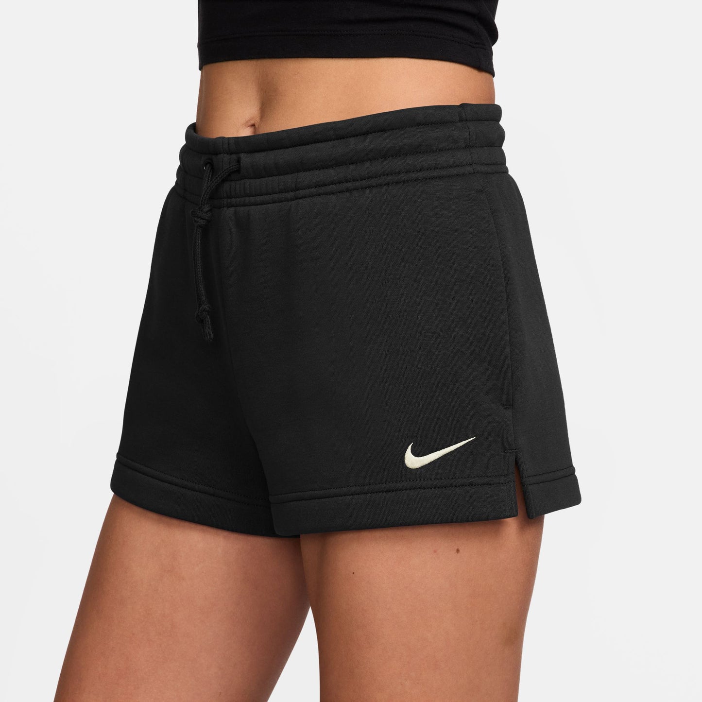 Nike Phoenix Fleece Kadın Siyah Şort