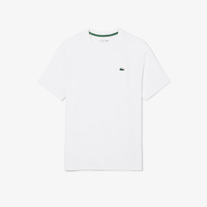 Lacoste Erkek Regular Fit Bisiklet Yaka Beyaz T-shirt