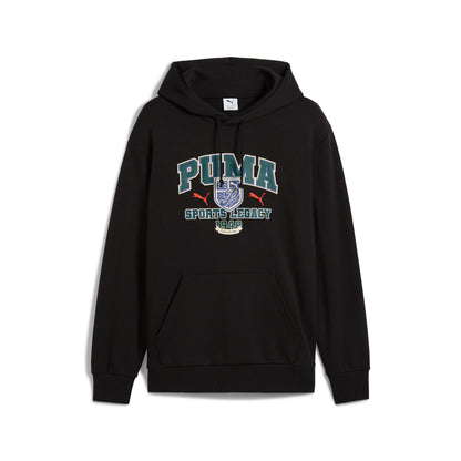 Puma Sports Legacy Graphic Erkek Siyah Sweatshirt