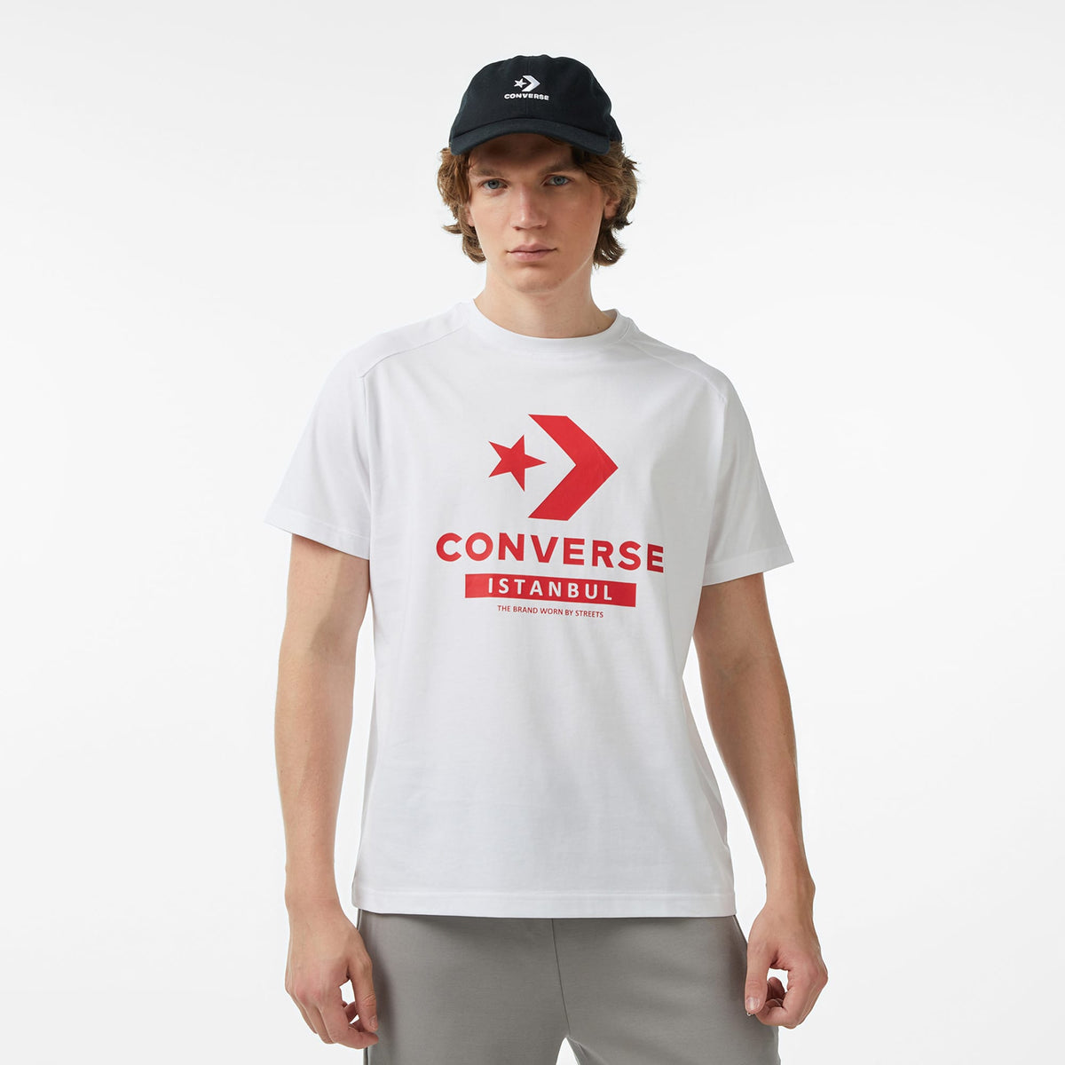 Converse Erkek Beyaz T-shirt