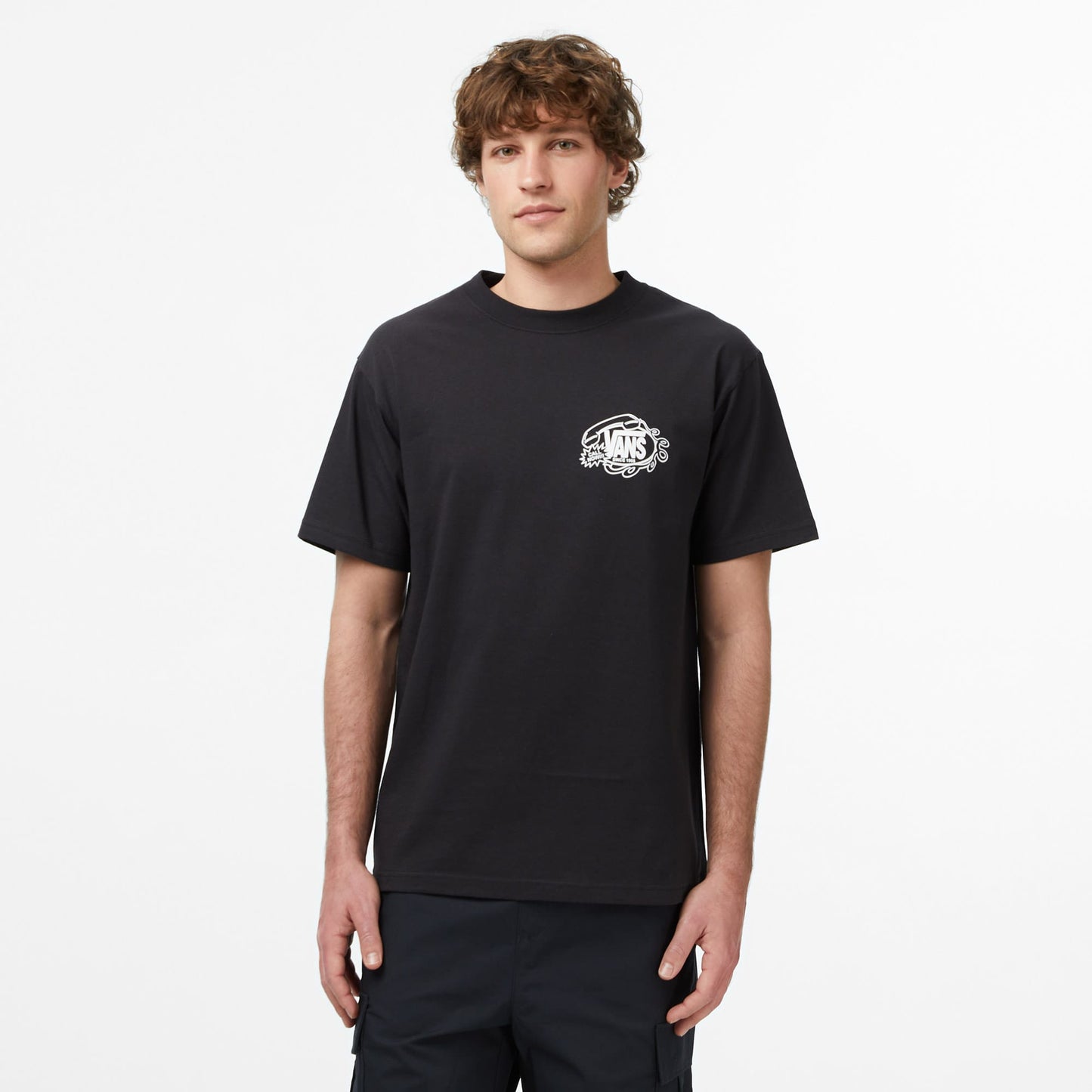 Vans Hot Lines Erkek Siyah T-shirt