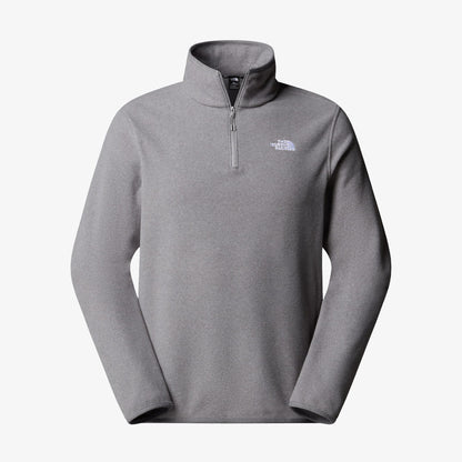 The North Face Glacier Fermuarlı Erkek Gri Polar Ceket