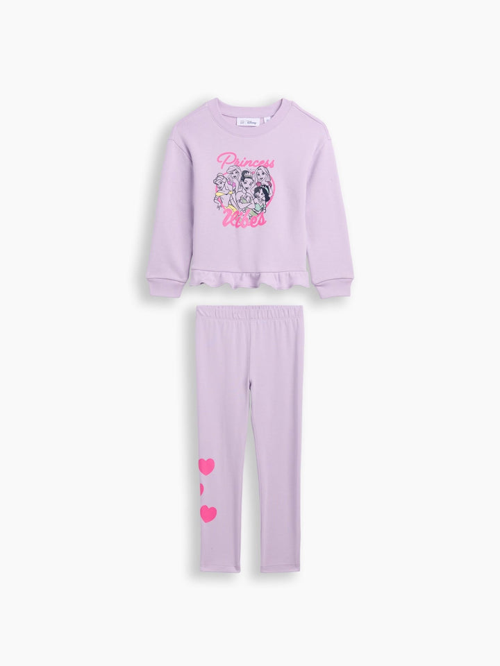 Lila Two-piece Sweatshirt Seti