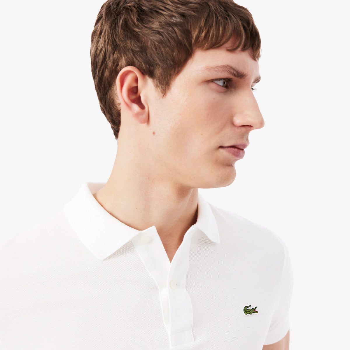 Lacoste L.12.12 Erkek Slim Fit Beyaz Polo