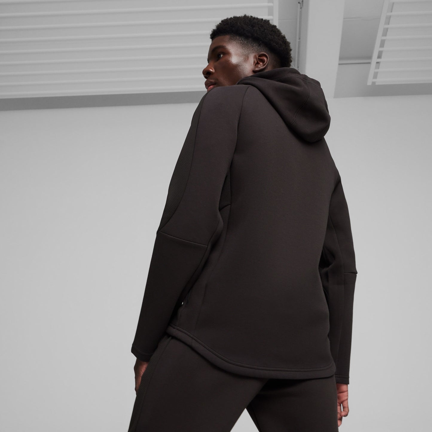 Puma Evostripe Full Zip Erkek Siyah Sweatshirt