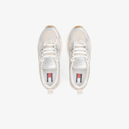 Tommy Hilfiger Archieve 97 Metallic Kadın Bej Spor Ayakkabı