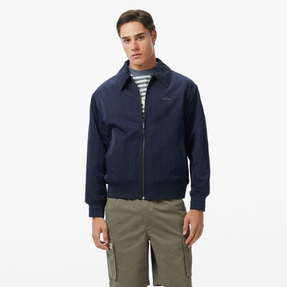 Calvin Klein Nylon Collared Reversible Erkek Mavi Ceket
