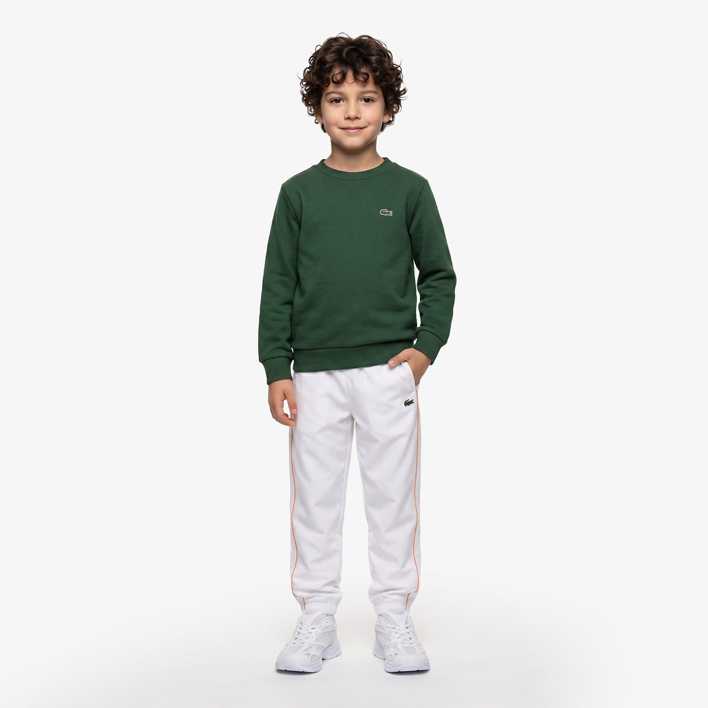 Lacoste Regular Fit Çocuk Yeşil Sweatshirt
