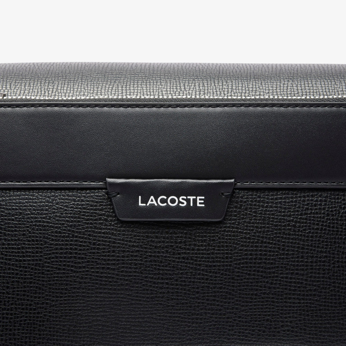 Lacoste Erkek Deri Siyah Omuz Çantası
