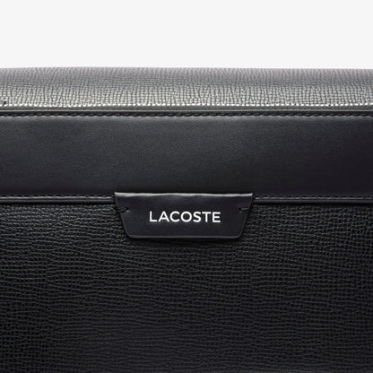 Lacoste Erkek Deri Siyah Omuz Çantası