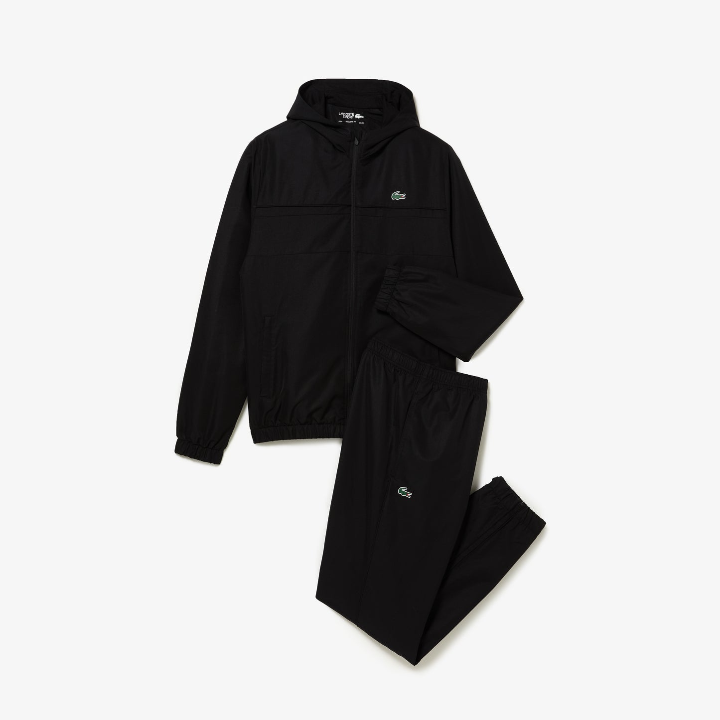 Lacoste Erkek Regular Fit Kapüşonlu Siyah Eşofman Takımı