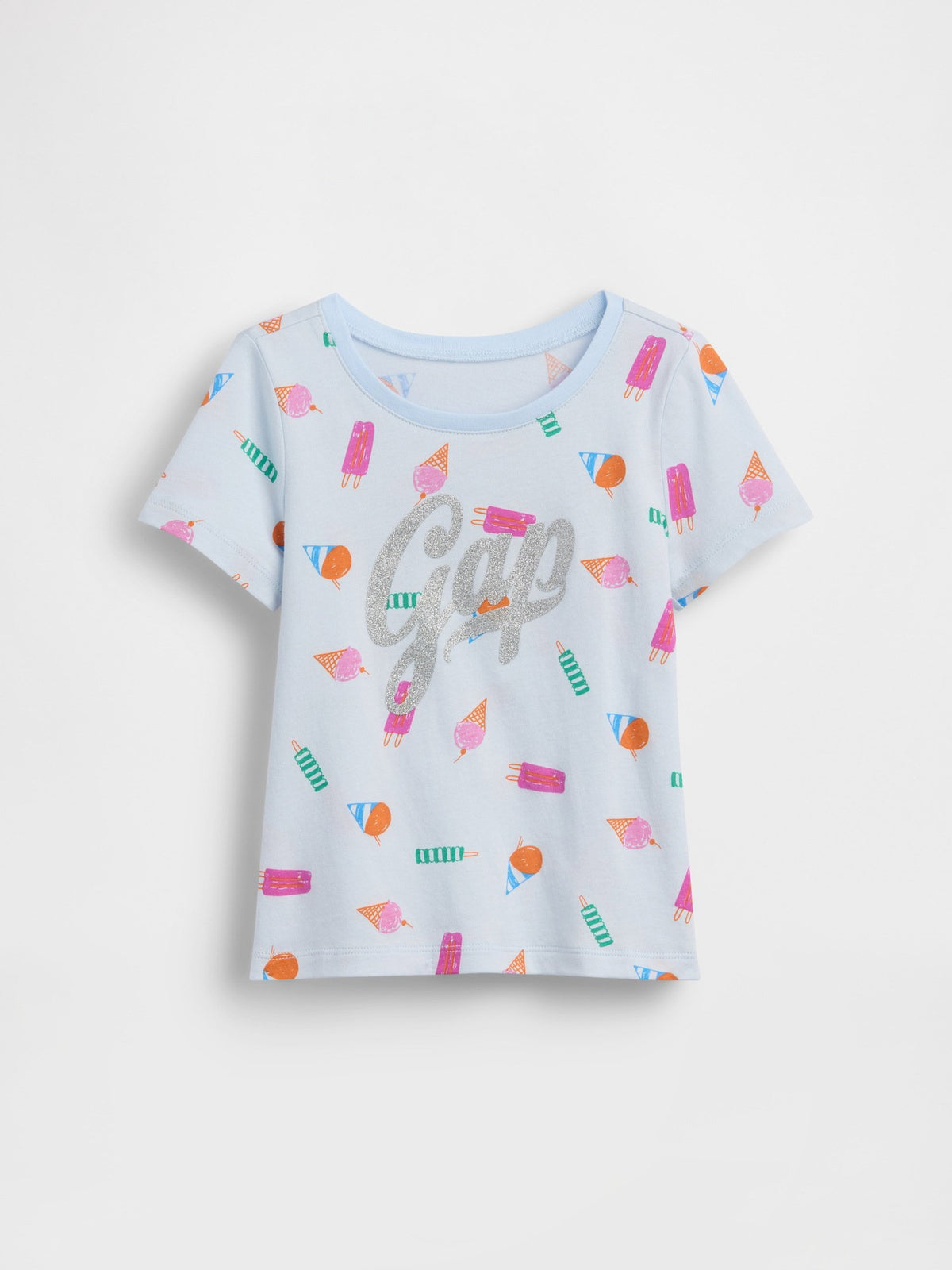 Açık Mavi Logo T-shirt