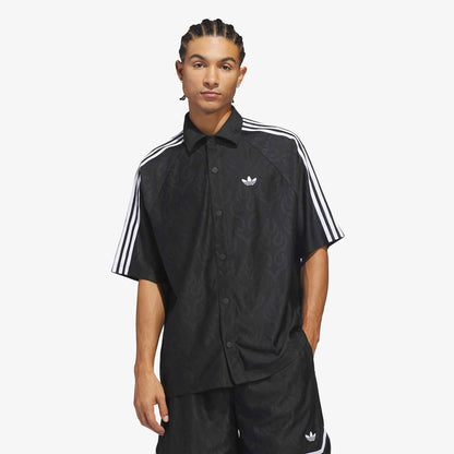 Adidas Jacquard Top Unisex Siyah T-shirt
