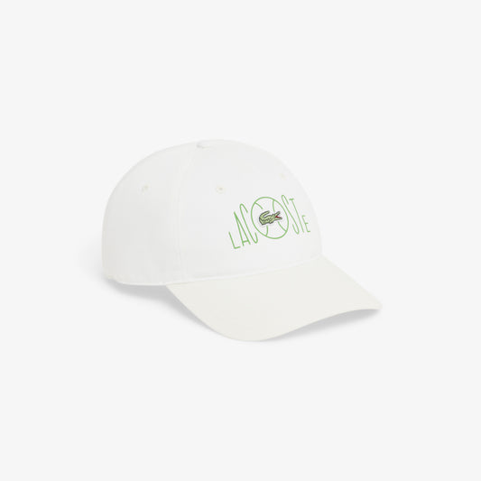 Lacoste Baskılı Unisex Beyaz Şapka
