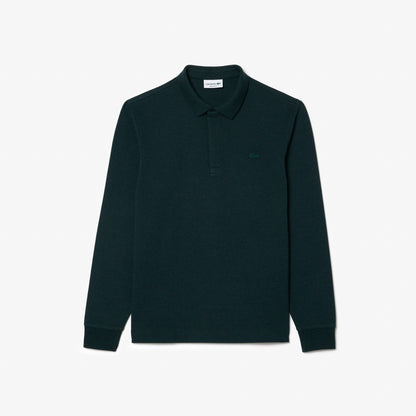 Lacoste Erkek Regular Fit Uzun Kollu Koyu Yeşil Polo