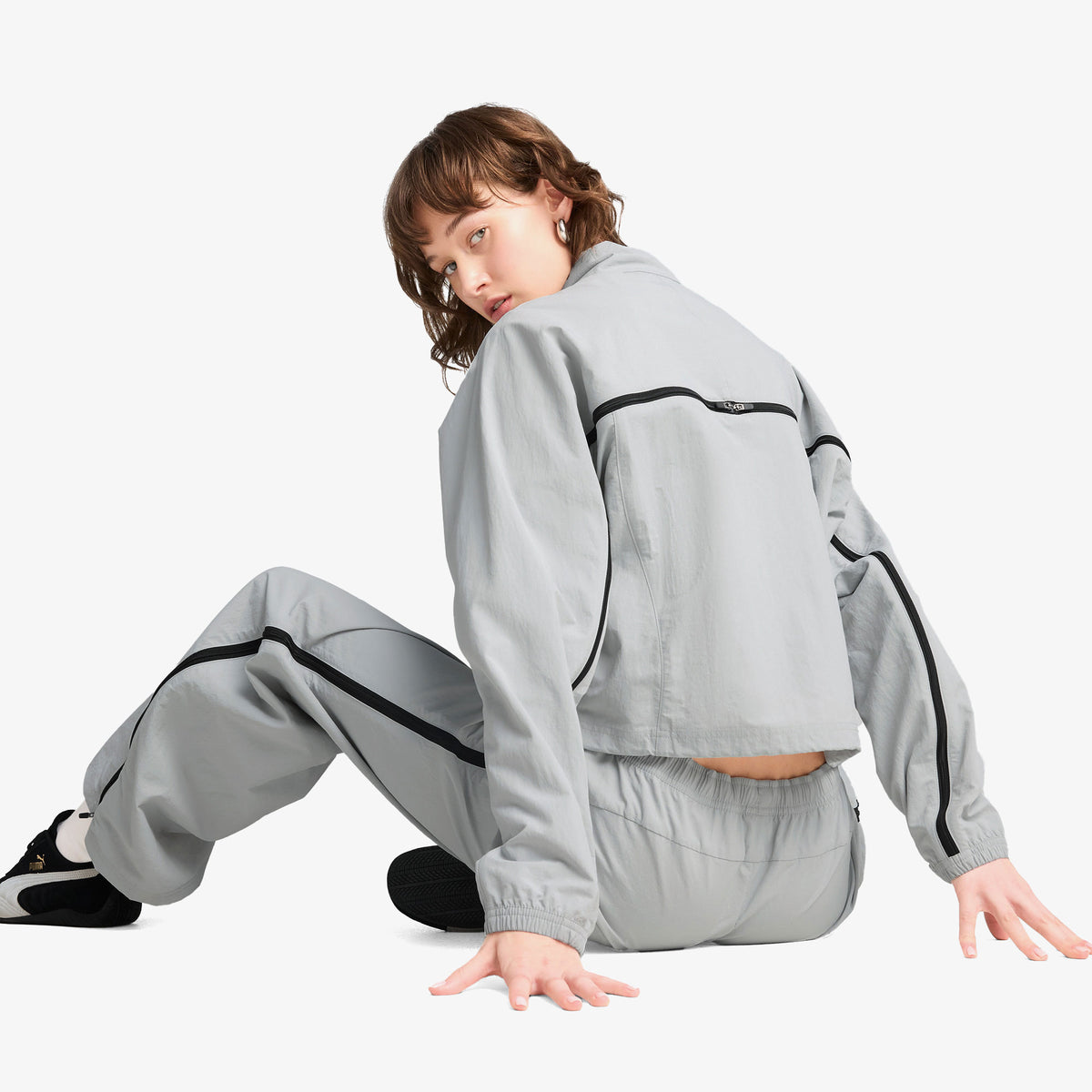Puma Dare To Zip-off Kadın Gri Ceket