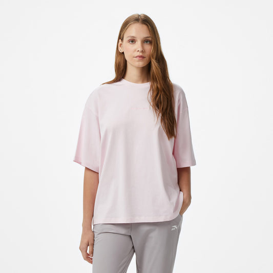 Les Benjamins Essentials Kadın Pembe T-shirt